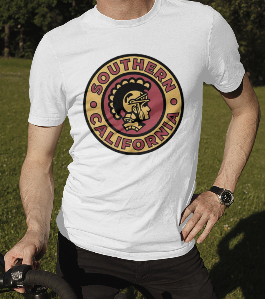 Southern California Trojan Warrior Circle Emblem T-Shirt