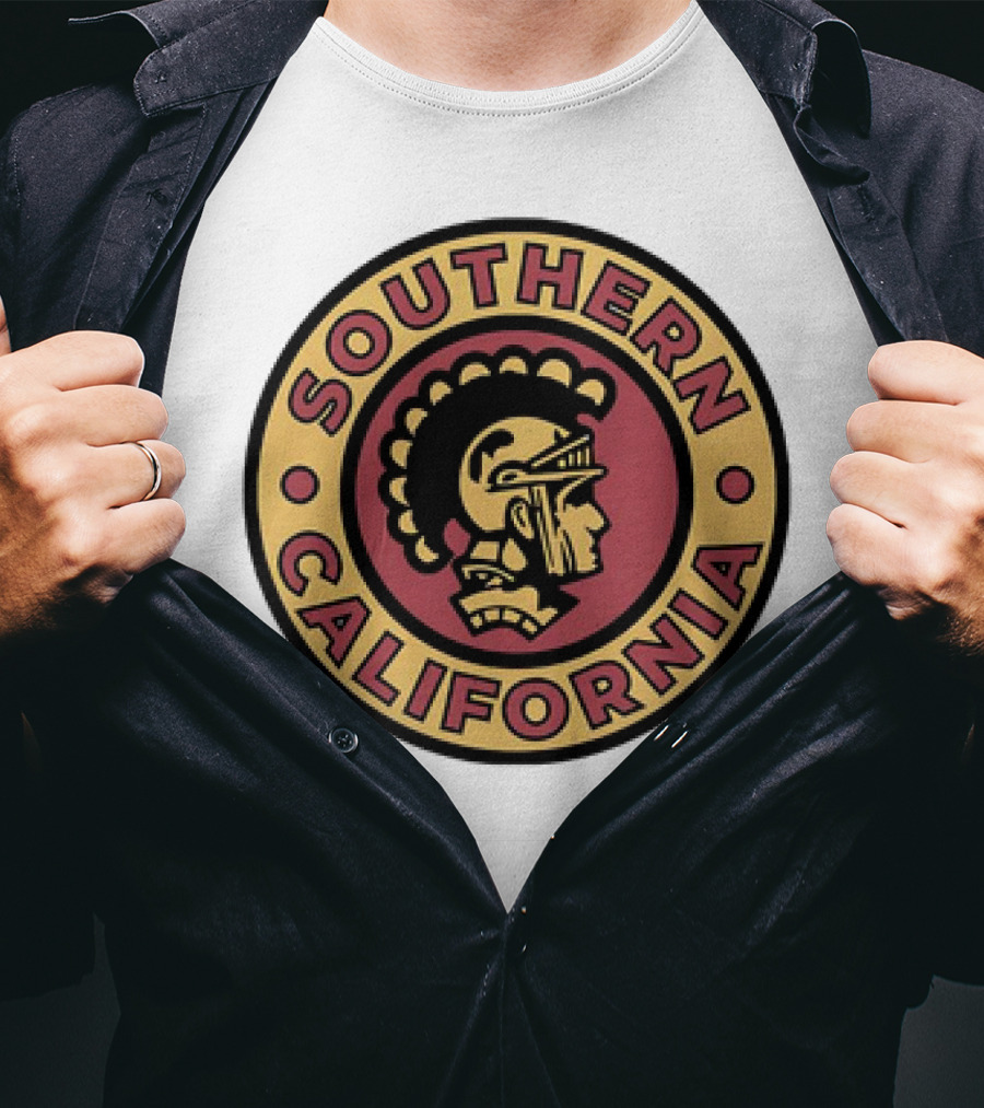 Southern California Trojan Warrior Circle Emblem T-Shirt