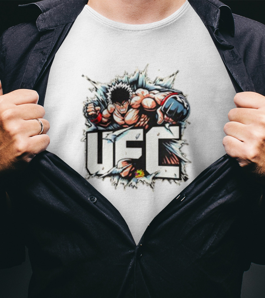 UFC Unleash Fierce Confidence Anime Power Punch For Gym Lovers T-Shirt