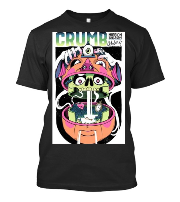 CRUMB Mission Ballroom October 9 In Denver CO Tour T-Shirt