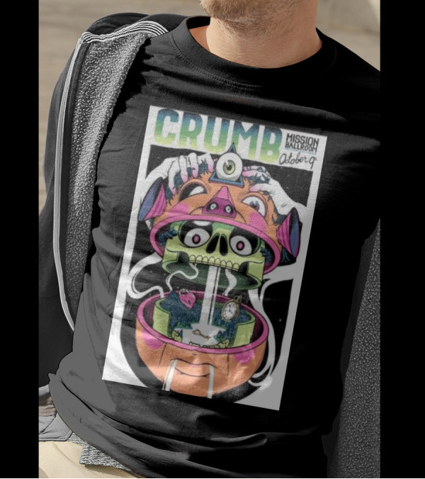 CRUMB Mission Ballroom October 9 In Denver CO Tour T-Shirt
