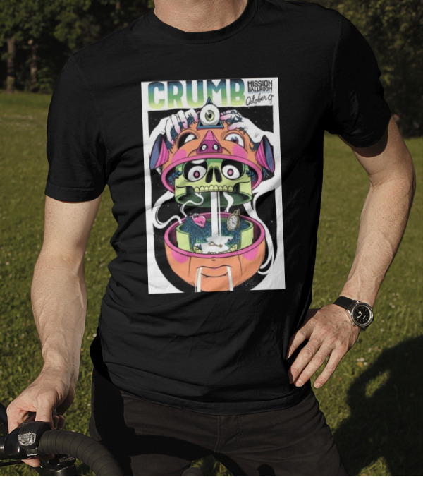CRUMB Mission Ballroom October 9 In Denver CO Tour T-Shirt