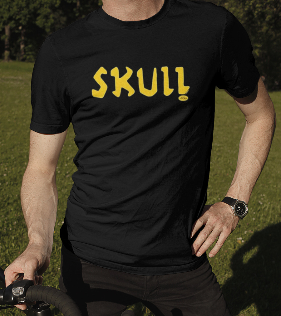 Beavis And Butt-head Skull Yellow T-Shirt