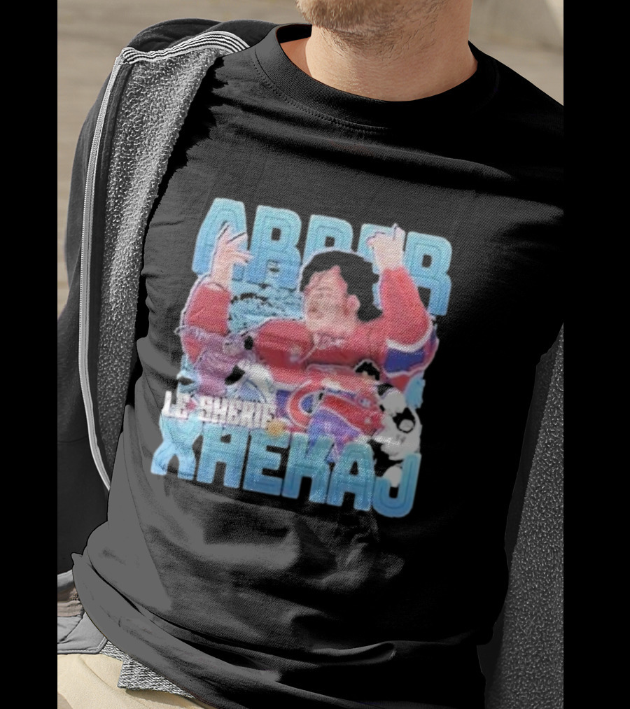 Arber Xhekaj Le Shérif Montreal Hockey T-Shirt