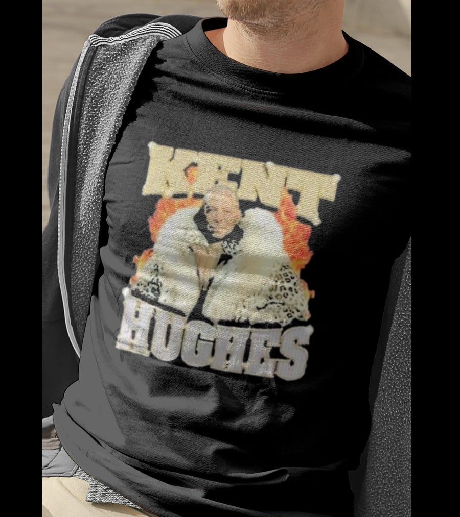 Kent Hughes Fur Coat With Flames T-Shirt