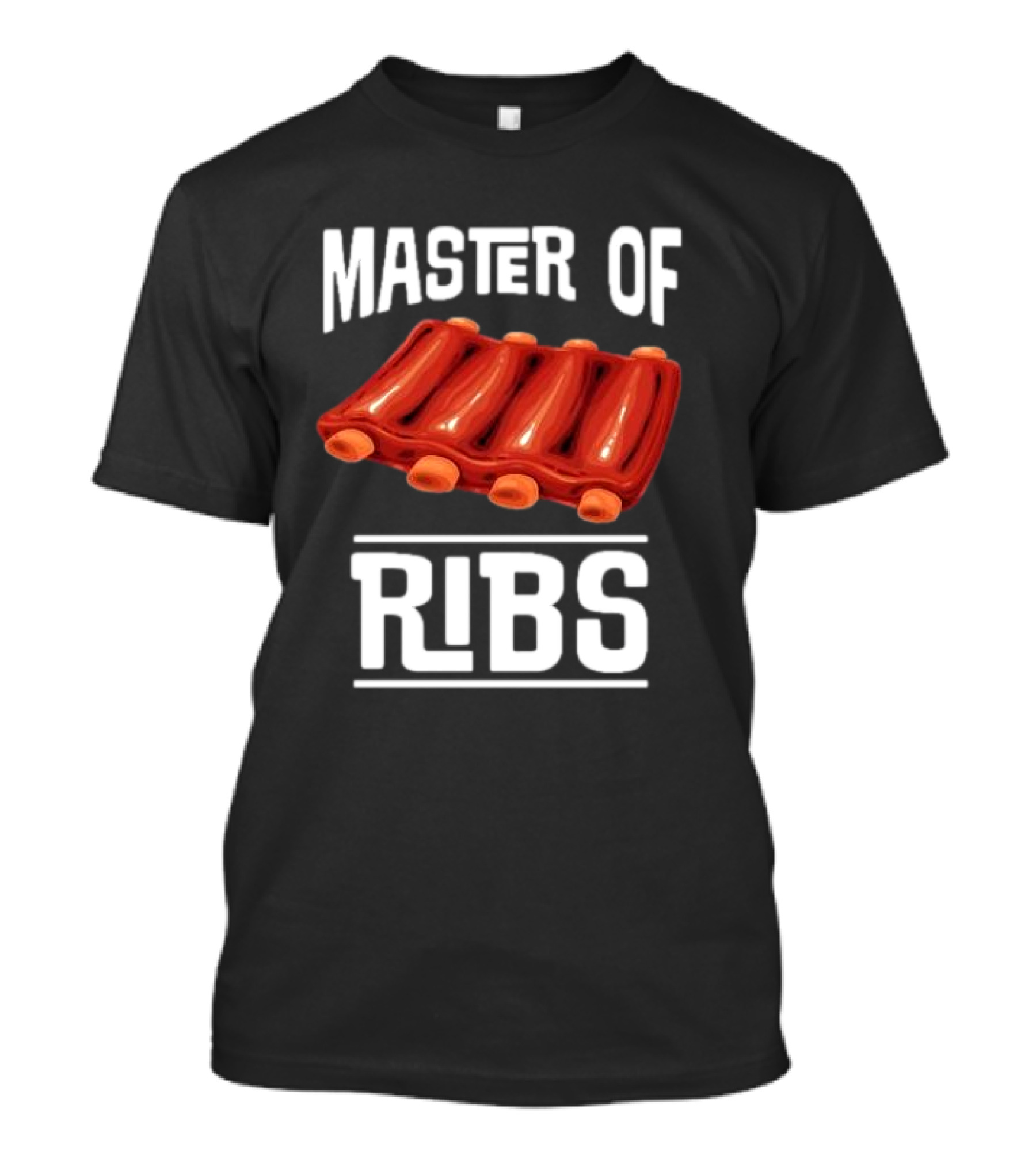 Master Of Ribs Barbecue Inktastic T-Shirt