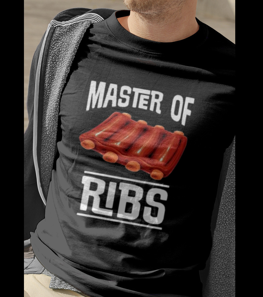 Master Of Ribs Barbecue Inktastic T-Shirt