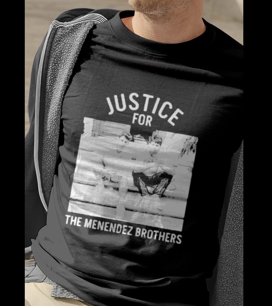 Justice For The Menendez Brothers Vintage Style Court Case Retro Appeal T-Shirt
