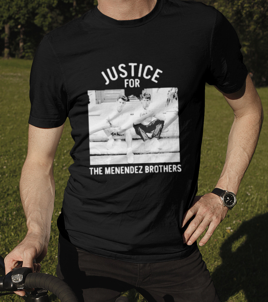 Justice For The Menendez Brothers Vintage Style Court Case Retro Appeal T-Shirt