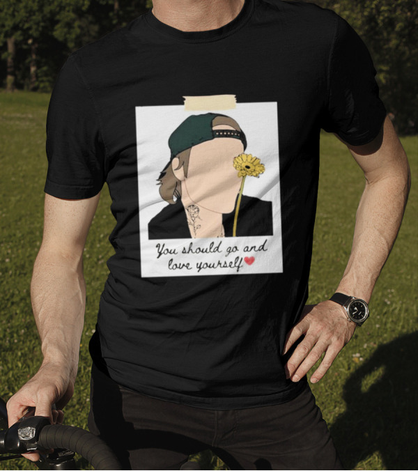 You Should Go And Love Yourself Justin Bieber Flower T-Shirt