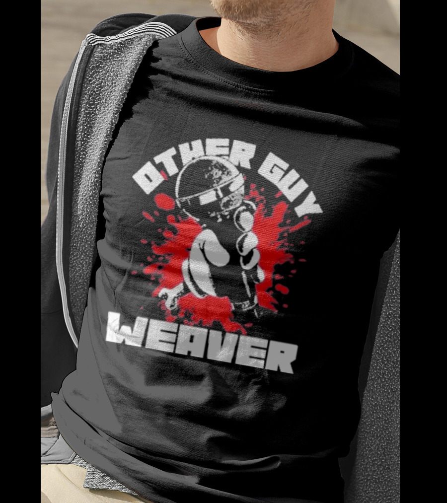 Other Guy Weaver Microphone In Hand Red Splash T-Shirt