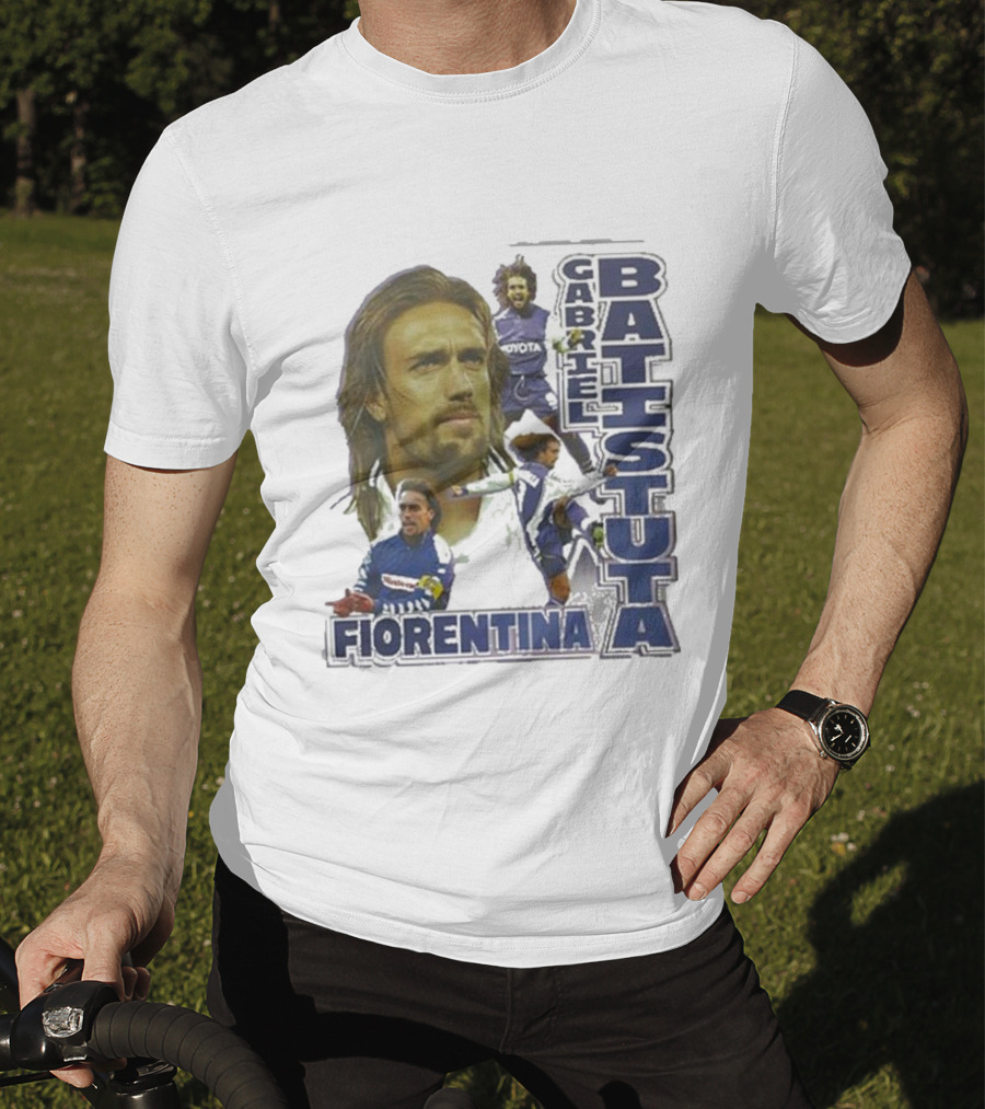 Gabriel Batistuta Fiorentina Football Legend T-Shirt