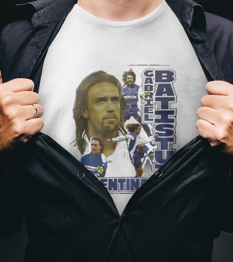 Gabriel Batistuta Fiorentina Football Legend T-Shirt