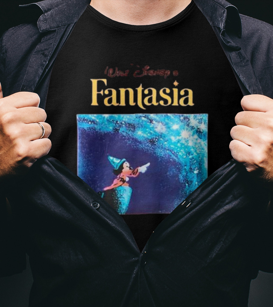 Walt Disney Fantasia L'Apprenti Sorcier Pleasing Mickey As Sorcerer's Apprentice T-Shirt