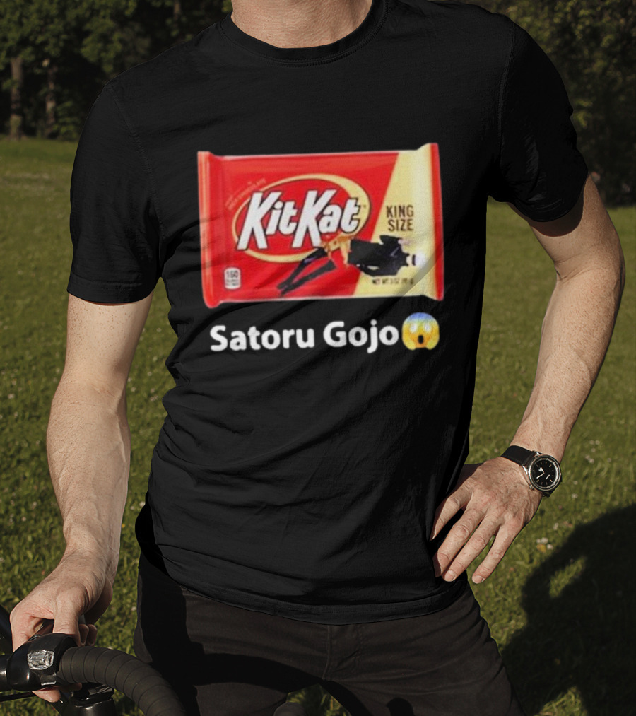Satoru Gojo 😮 Kit Kat King Size T-Shirt