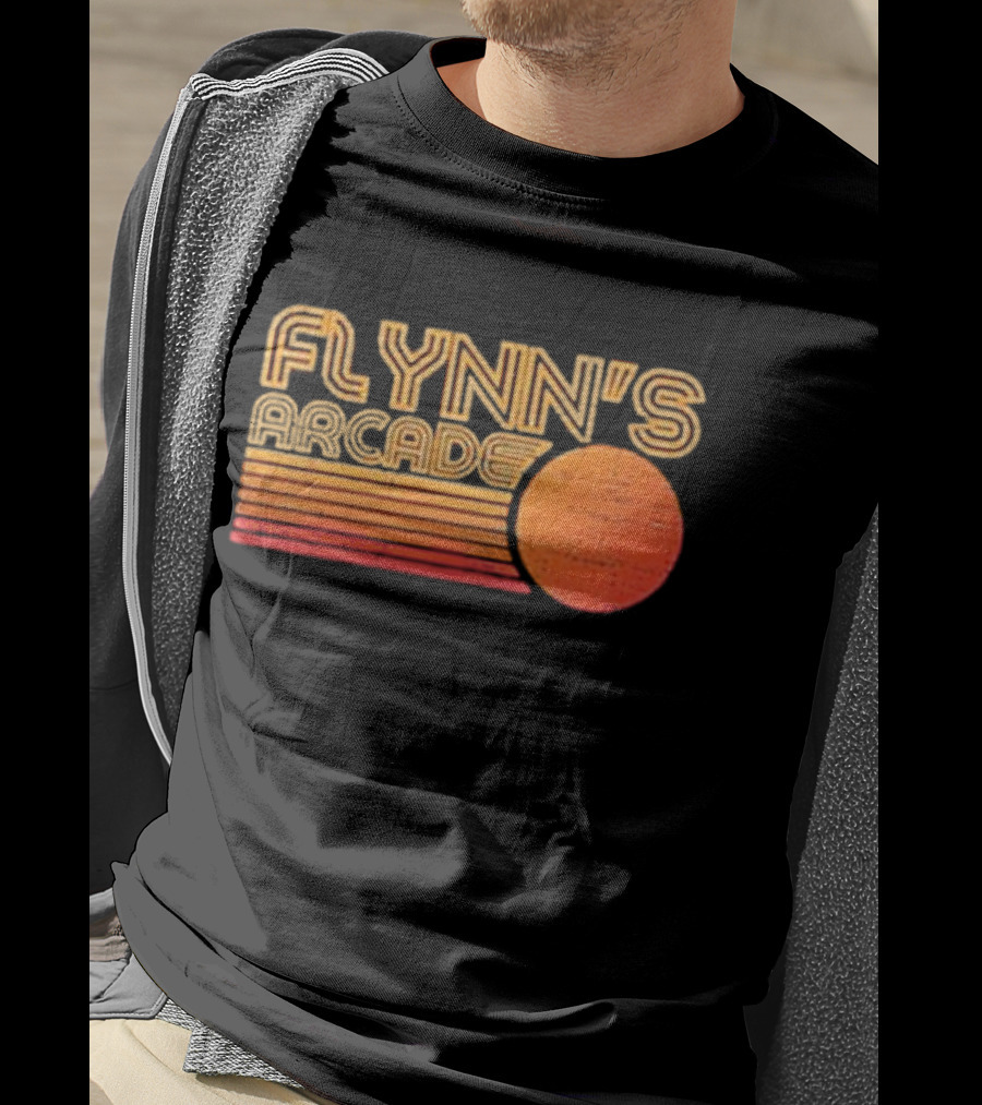 Flynn's Arcade Sunset Vintage T-Shirt