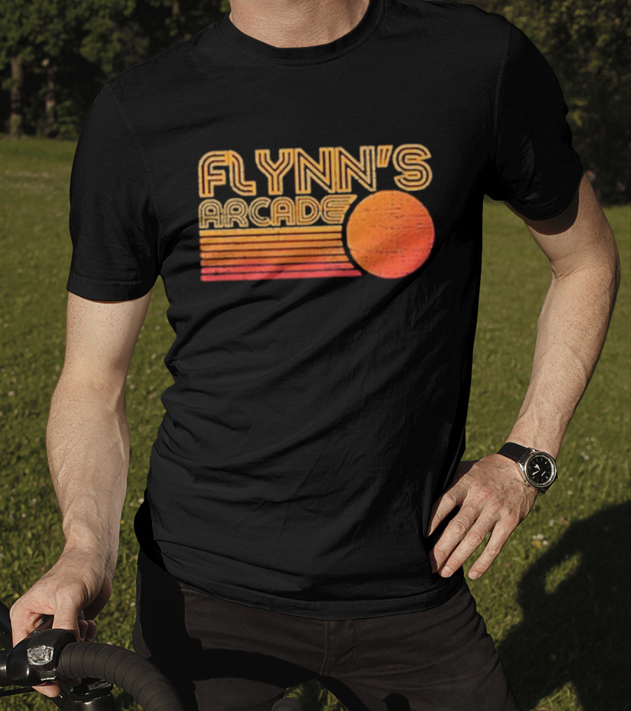 Flynn's Arcade Sunset Vintage T-Shirt