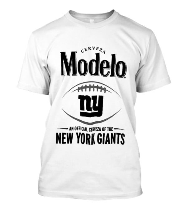Cerveza Modelo An Official Cerveza Of The New York Giants Ny Football T-Shirt
