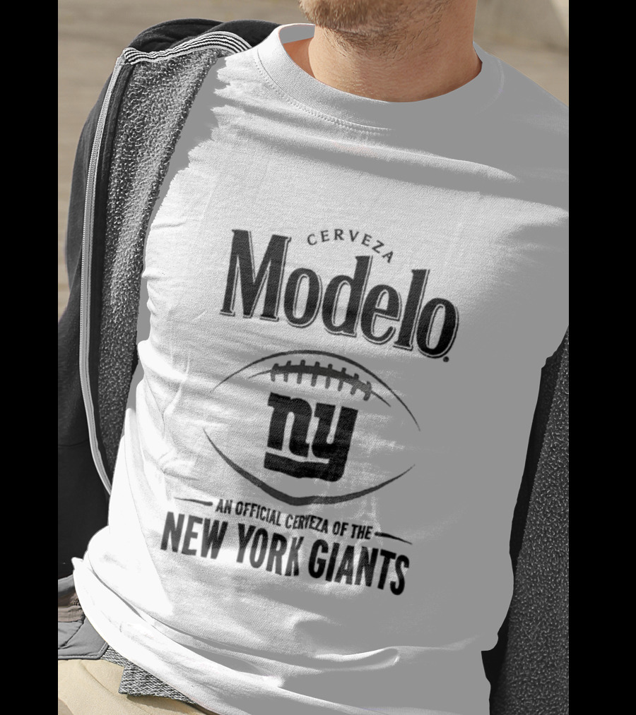 Cerveza Modelo An Official Cerveza Of The New York Giants Ny Football T-Shirt