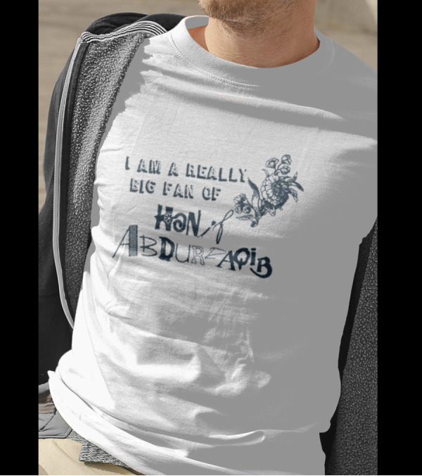 I Am A Really Big Fan Of Hanif Abdurraqib With Floral Accent T-Shirt