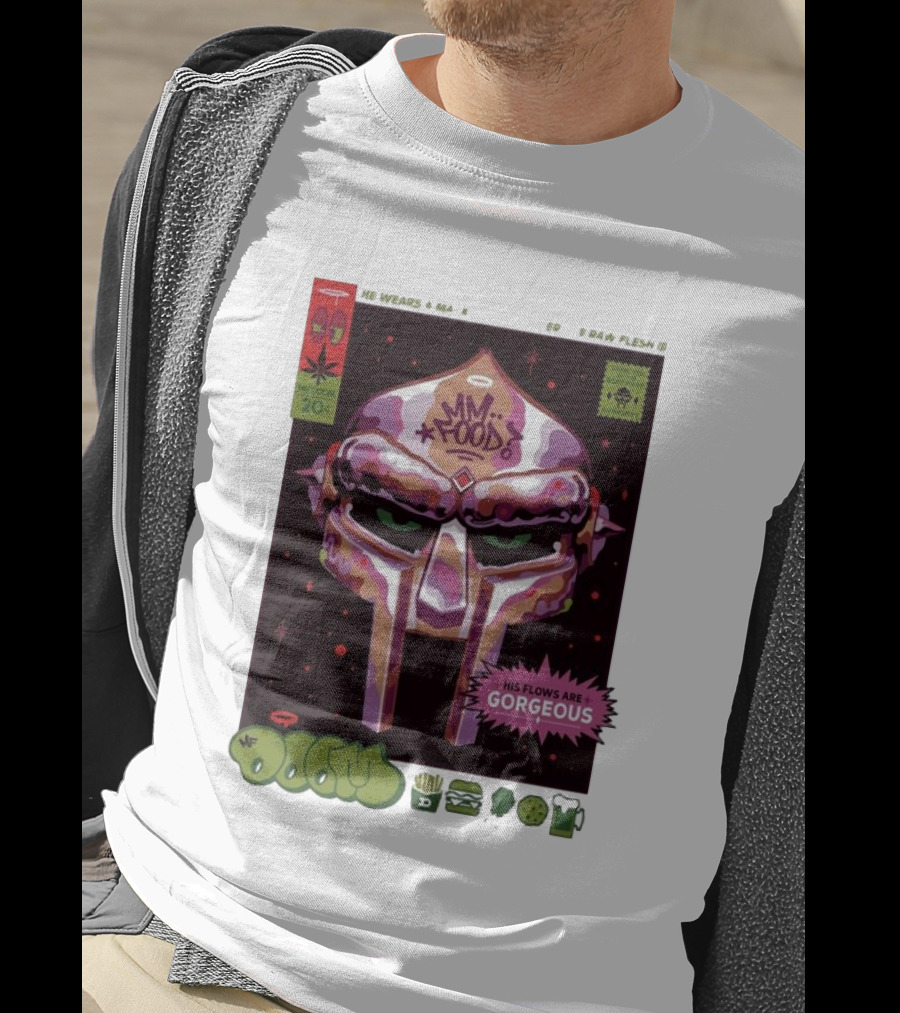 Mm..Food MF Doom Mask His Flows Are Gorgeous T-Shirt