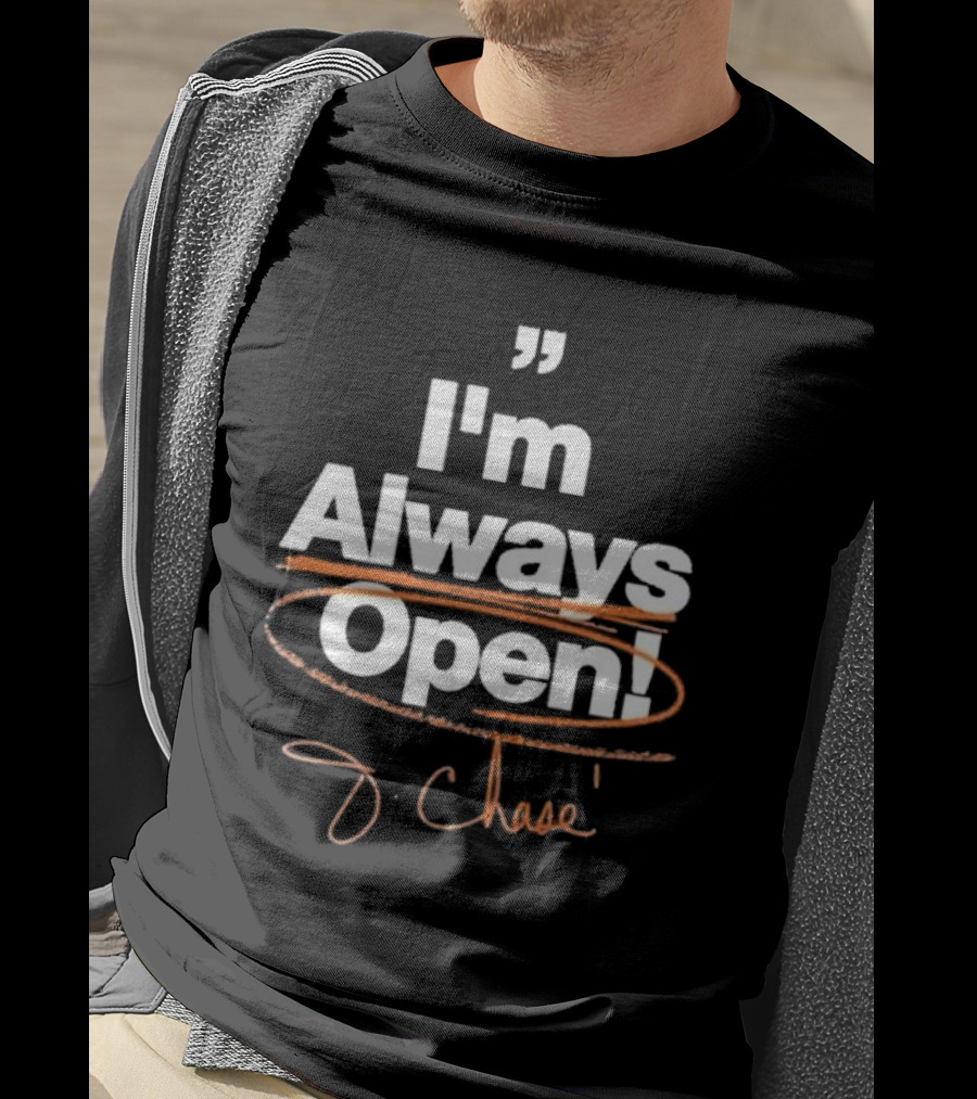 7collection I'm Always Open J. Chase T-Shirt