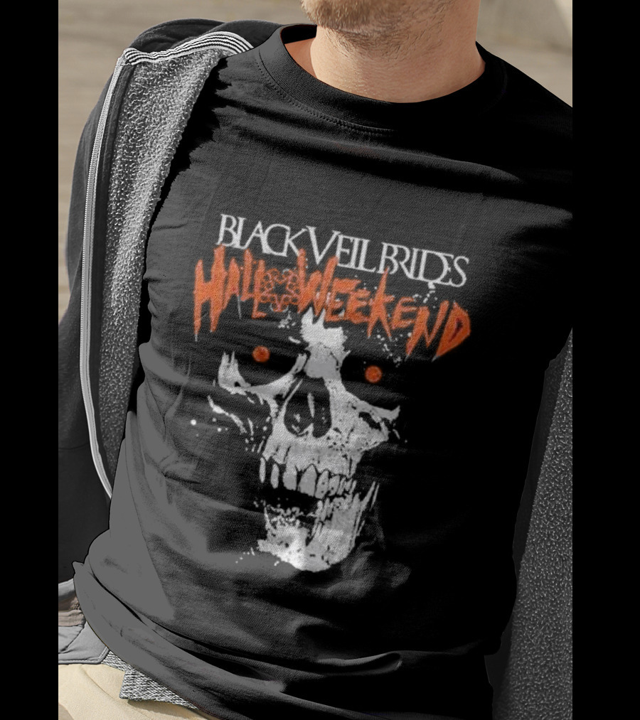 Black Veil Brides Halloweekend Skull T-Shirt