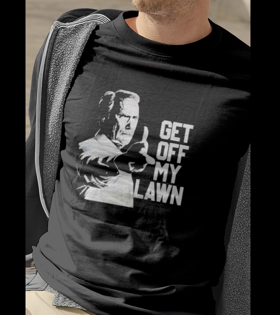 Clint Eastwood Get Off My Lawn Iconic TV Scene T-Shirt