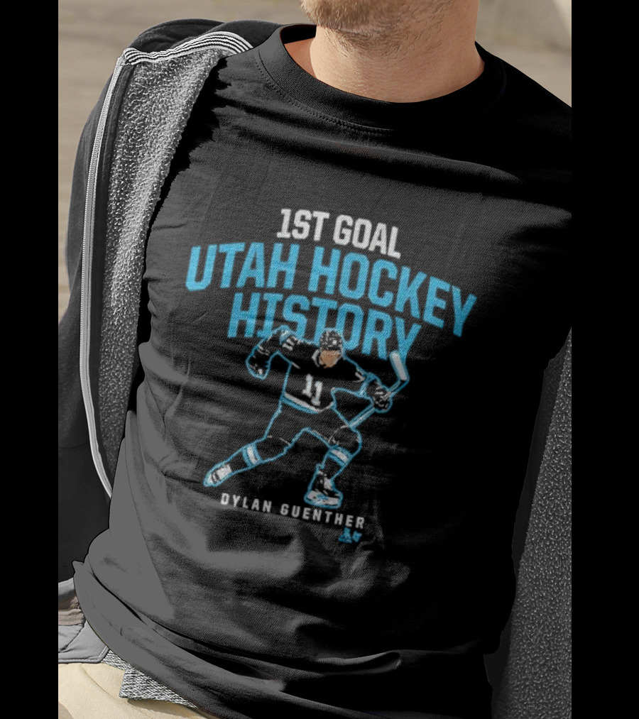 1st Goal Utah Hockey History Dylan Guenther Number 11 T-Shirt
