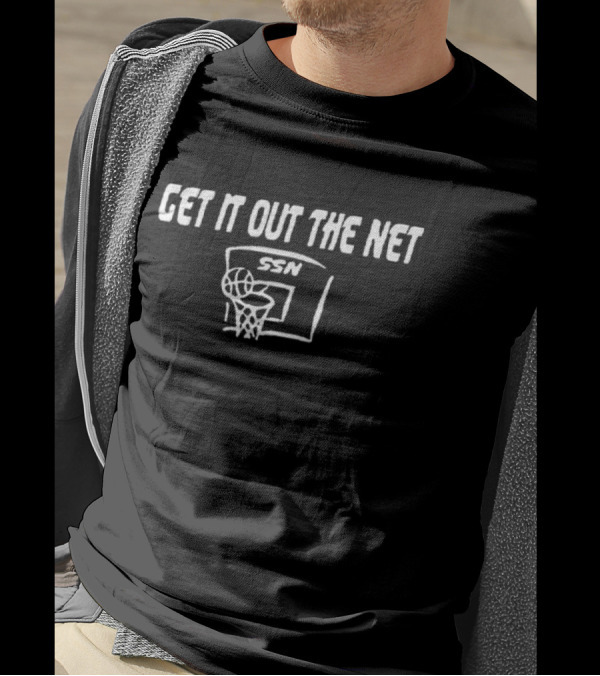 Get It Out The Net SSN Basketball Hoop Sketch T-Shirt