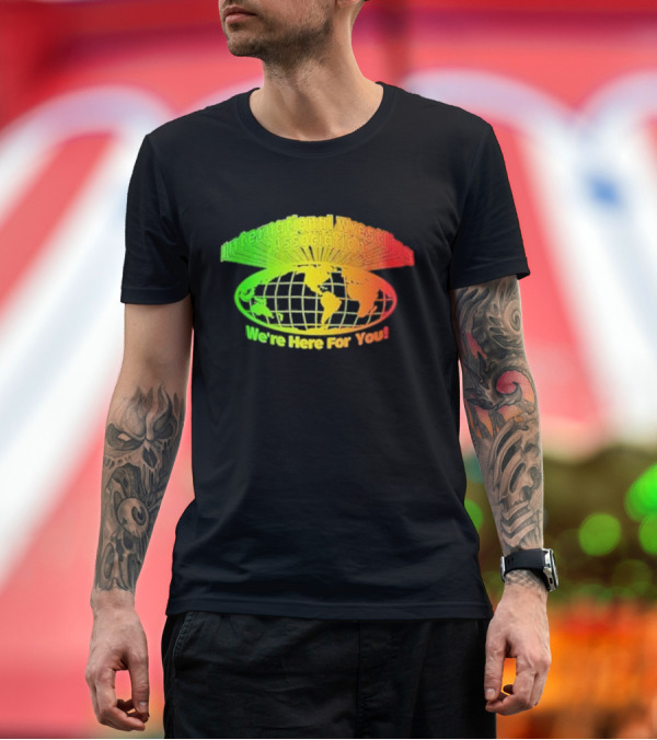 Premium T-Shirt: International Wrestling Association We’re Here For You Global Map T-Shirt International Wrestling Association We’re Here For You Global Map T-Shirt