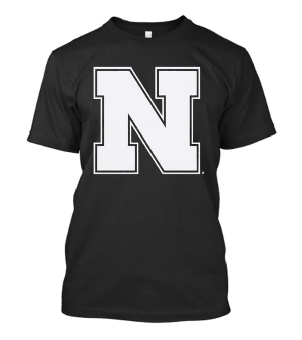 NE Logo Heavyweight Charcoal N Emblem T-Shirt