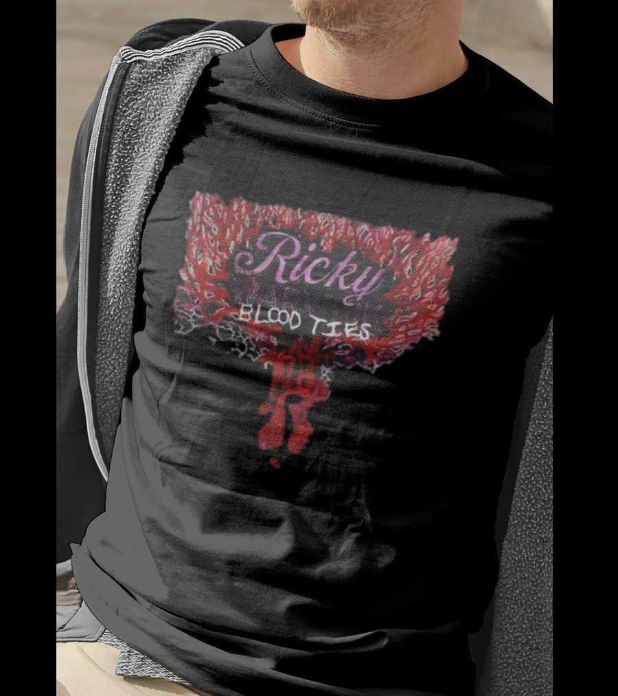 Ricky Warwick Blood Ties Red Veins And Roots T-Shirt