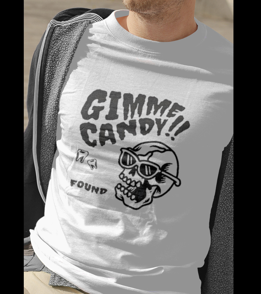 New Found Glory Gimme Candy Skull Found T-Shirt
