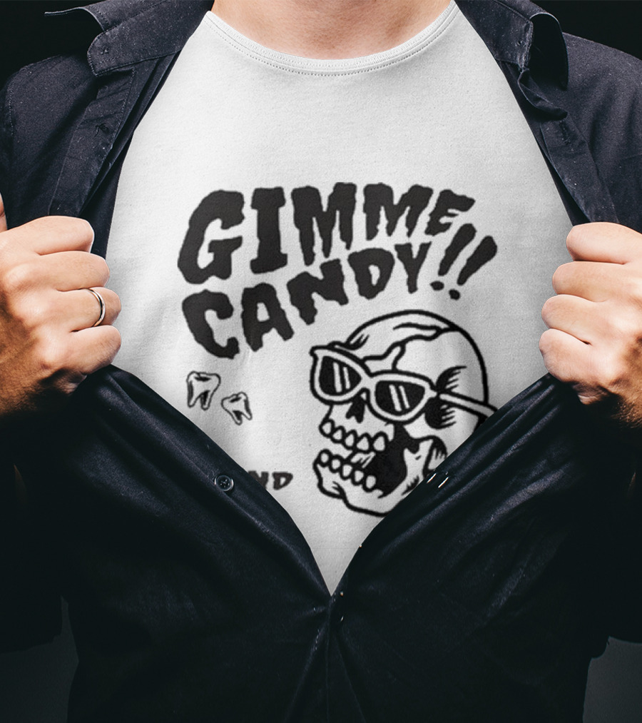 New Found Glory Gimme Candy Skull Found T-Shirt