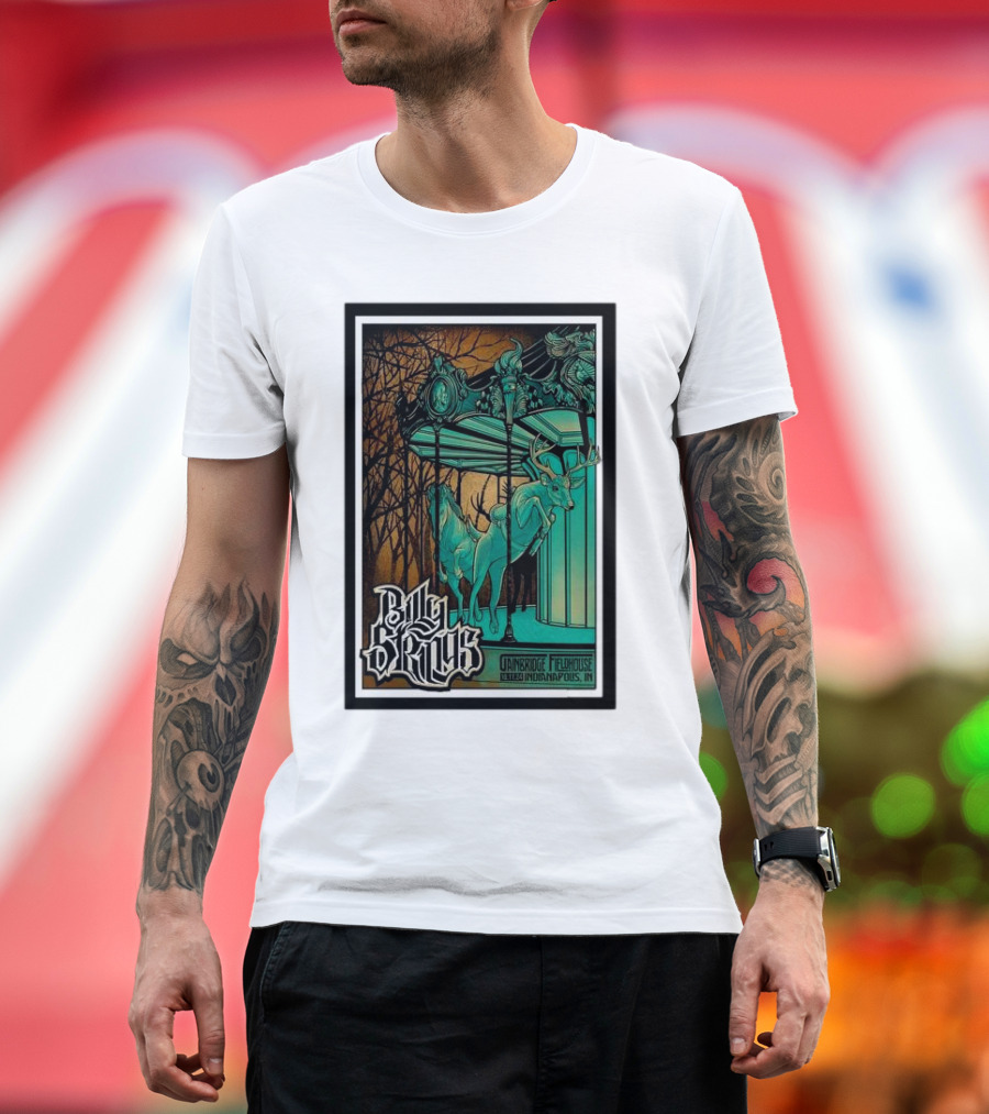 Billy Strings Gainbridge Fieldhouse October 11 2024 Indianapolis IN Carousel T-Shirt