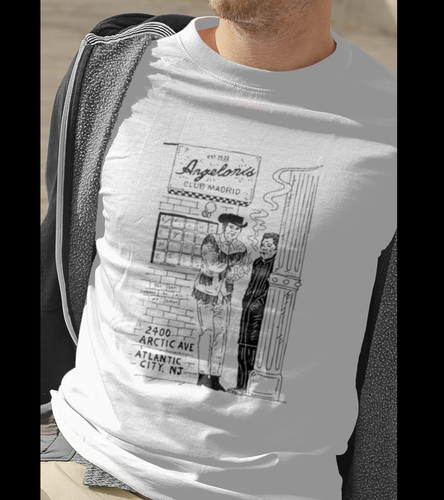 Heavyslime Angelonis Club Madrid Atlantic City 2400 Arctic Ave T-Shirt