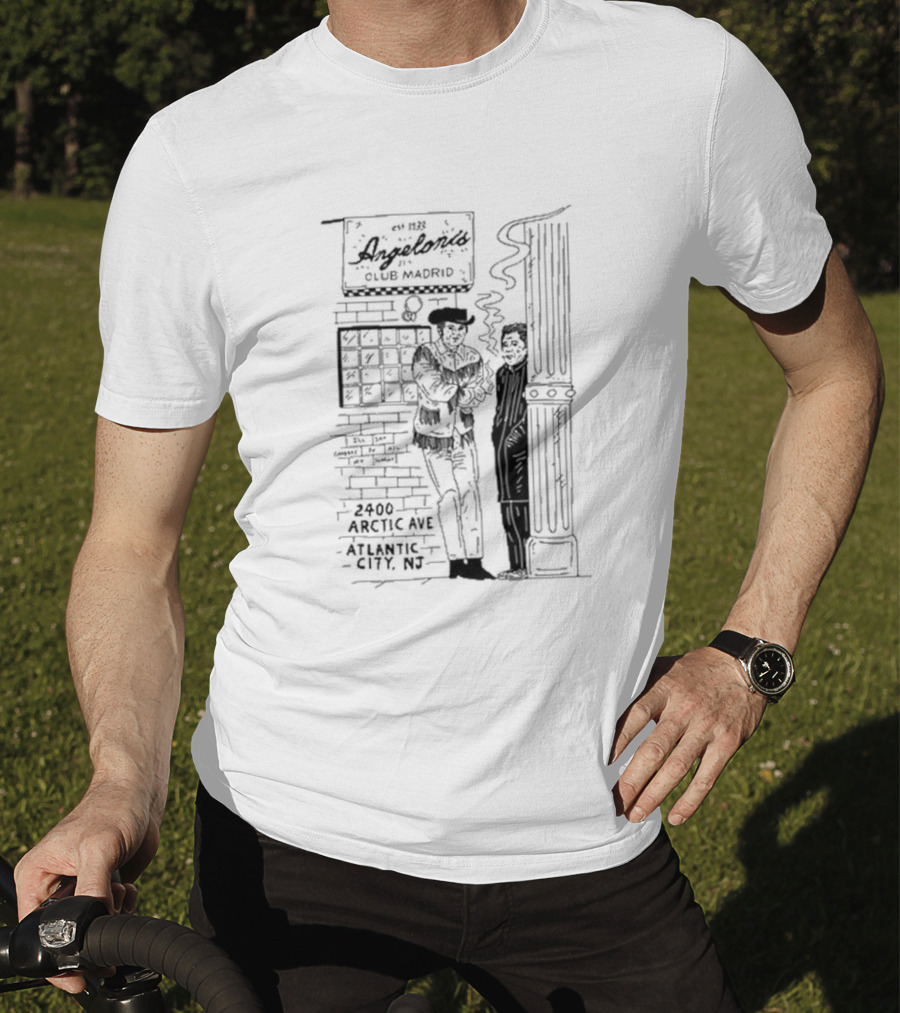 Heavyslime Angelonis Club Madrid Atlantic City 2400 Arctic Ave T-Shirt