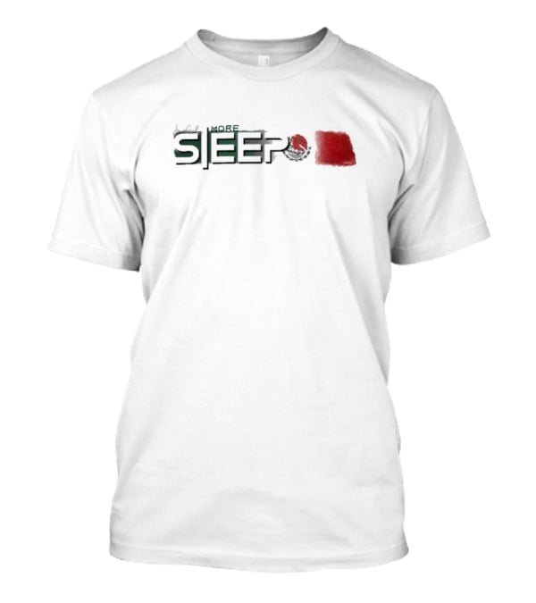 One More Sleep Jon Anik Mexico Flag Brushstroke Eagle T-Shirt