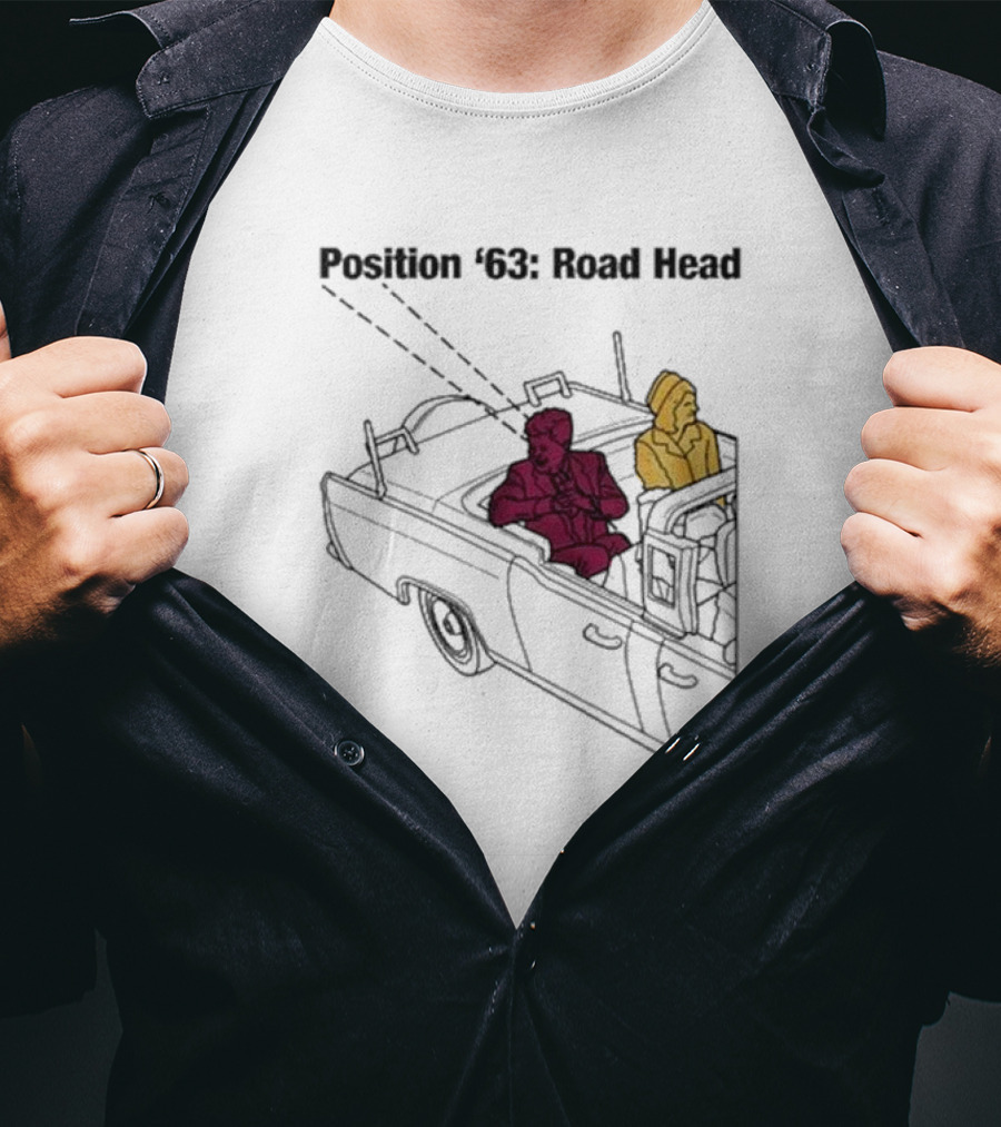 Position '63 Road Head Convertible Scene T-Shirt