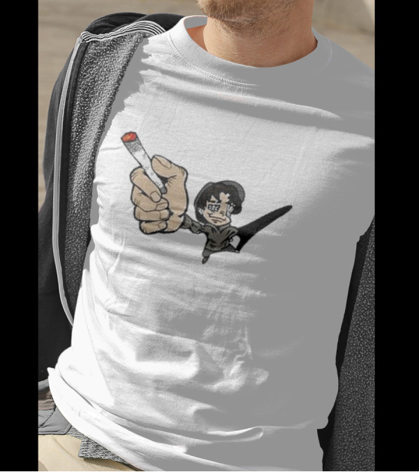Rav Left-handed Cigarette Hand Illustration Keep The Change Tour T-Shirt