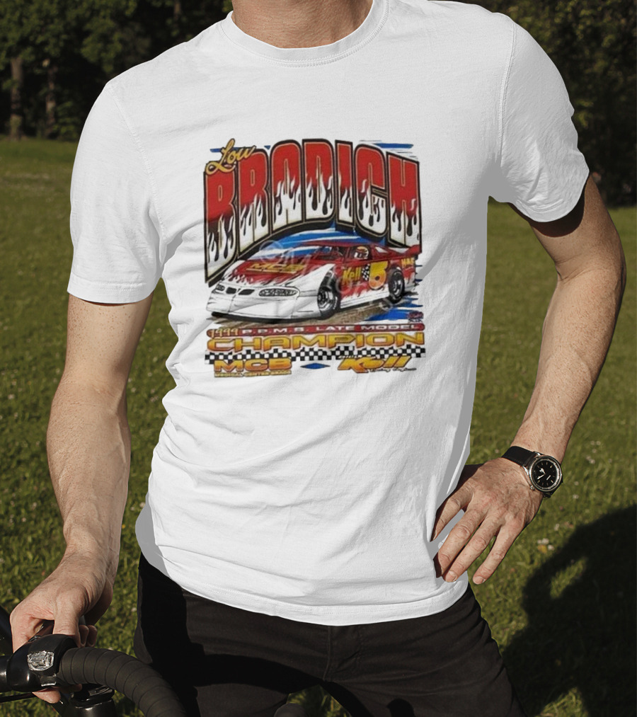 Lou Brodich Champion MCB Kell 5 Super Dirt Late Model 1999 Vintage Racing T-Shirt