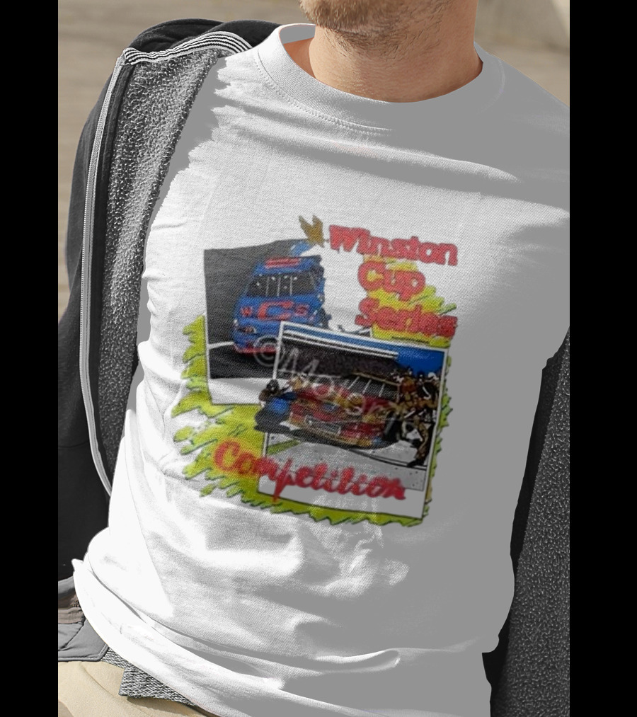 Winston Cup Series Competition Vintage New In Bag 1990 NASCAR T-Shirt