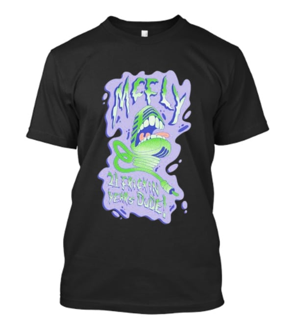 McFly 21 Frickin Years Dude Retro Microphone T-Shirt