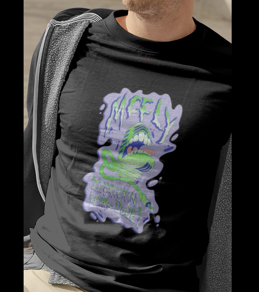 McFly 21 Frickin Years Dude Retro Microphone T-Shirt