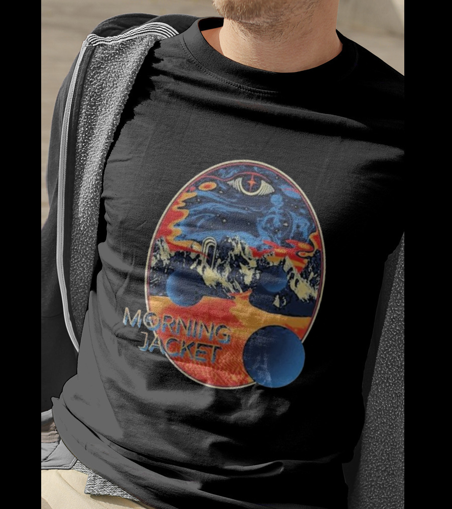 My Morning Jacket Cosmic Landscape Oval T-Shirt