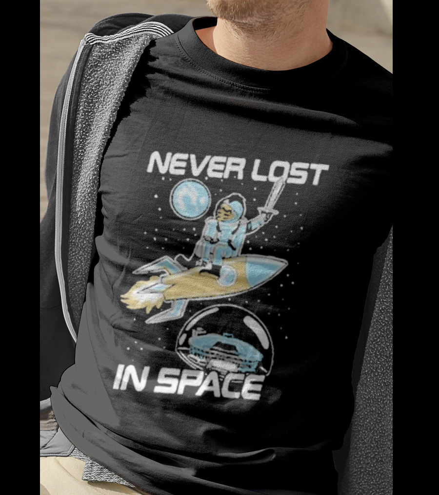 Never Lost In Space Rocket Astronaut Adventure T-Shirt