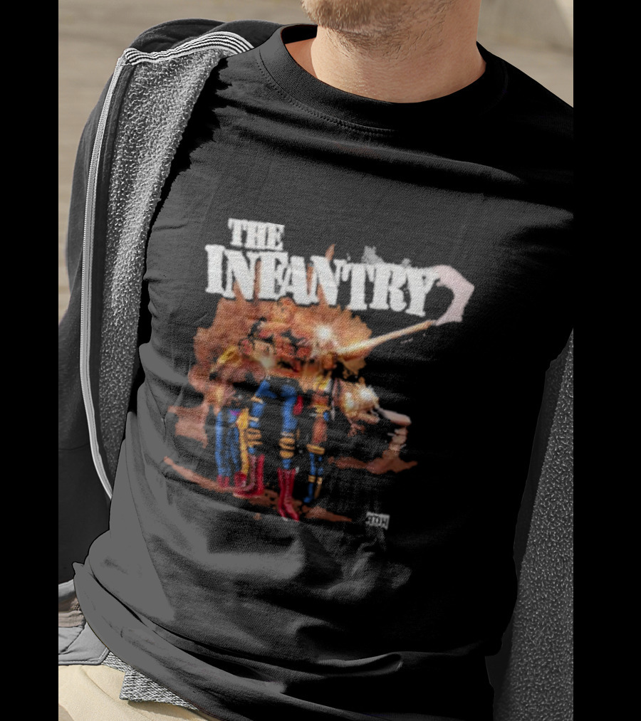 The Infantry Return Fire Comic Action Heroes T-Shirt