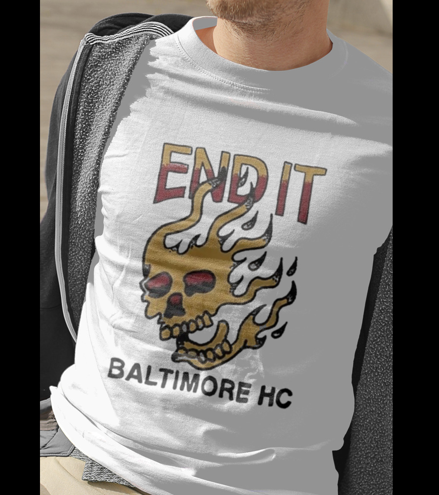 End It Baltimore HC Skull Flame T-Shirt
