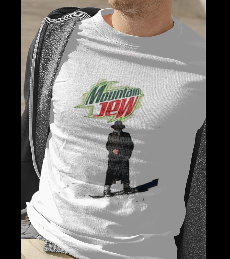 Mountain Jew Funny Ahh Tees Jewish Skiing T-Shirt